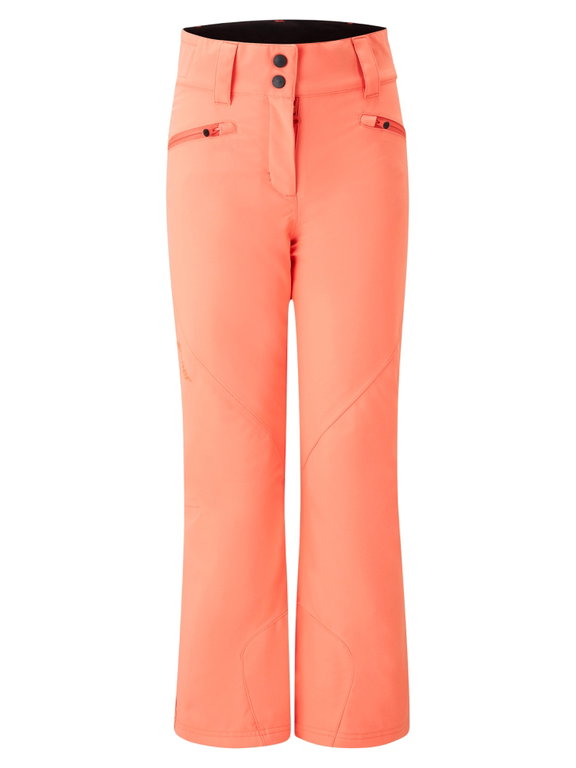 Ziener Winter-Skihose Alin-Z Pants (wasserdicht, winddicht, Schneefang, schmal) 2025 pfirsisch orange Mädchen/Kinder